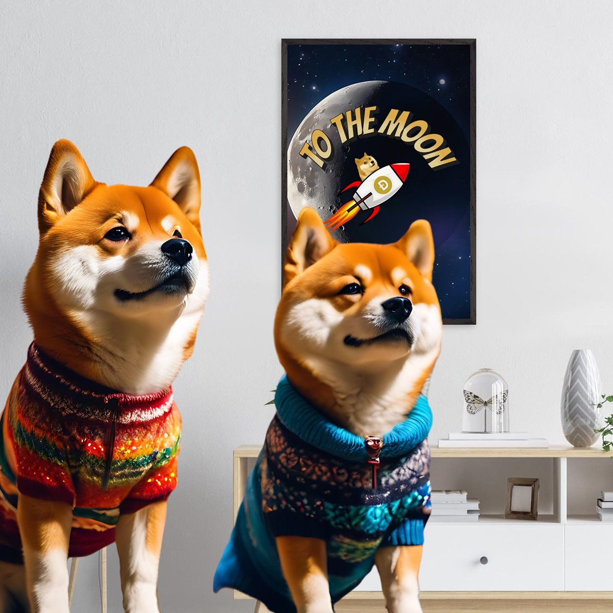 Poster To The Moon MyMemeMerch