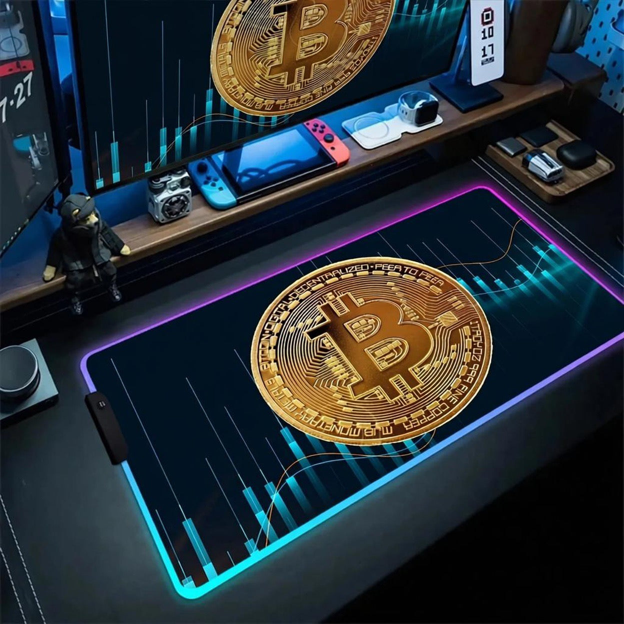 RGB XXL Bitcoin Mousepad