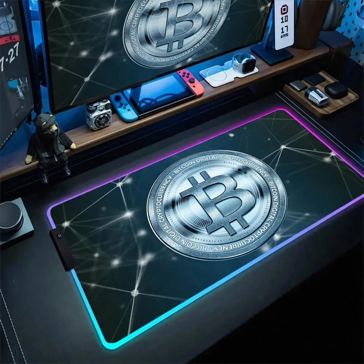 RGB XXL Bitcoin Mousepad