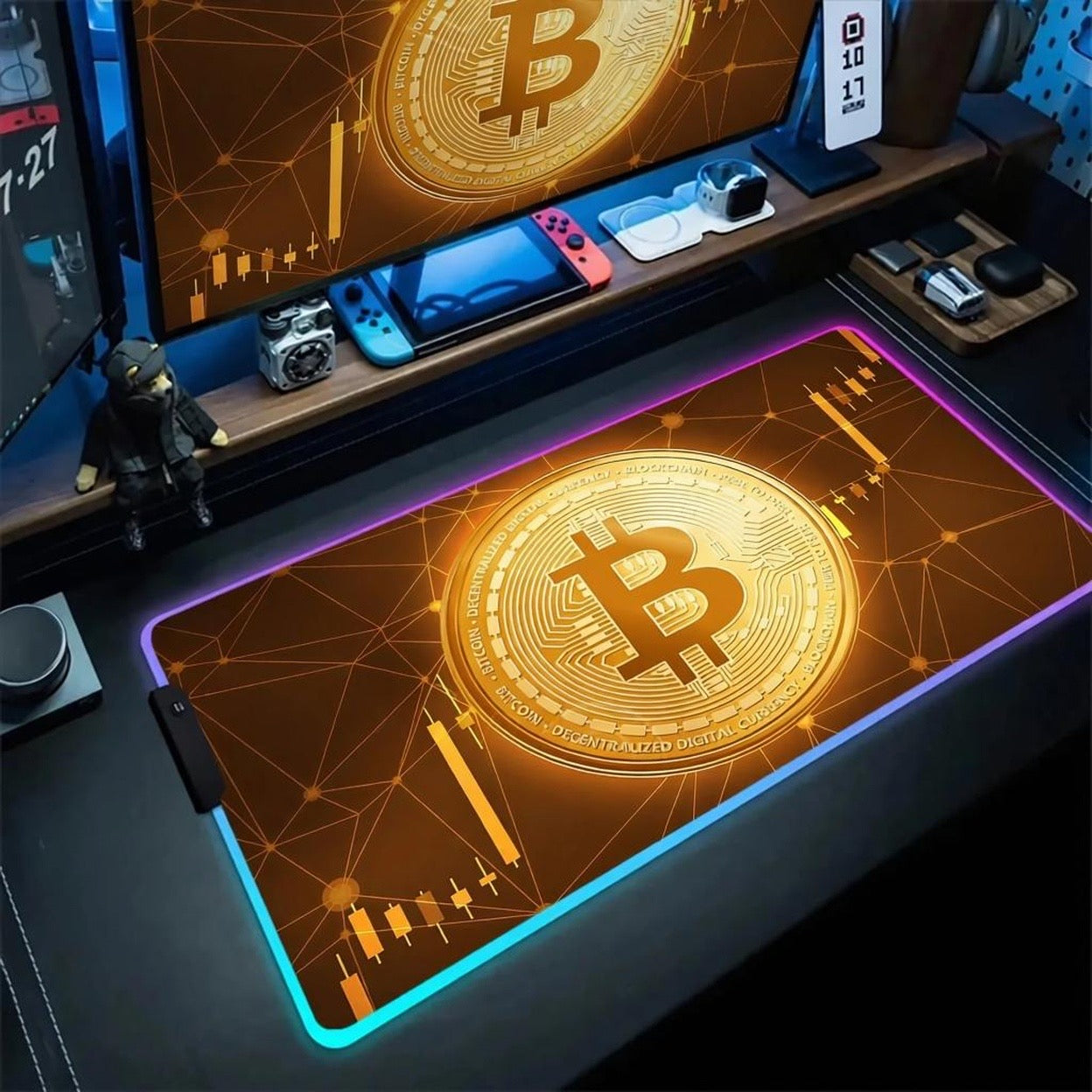 RGB XXL Bitcoin Mousepad