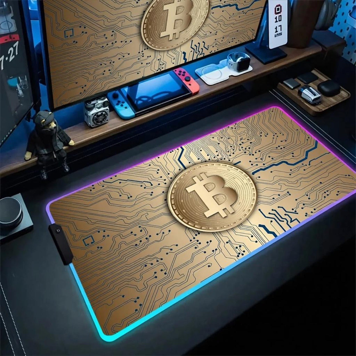 RGB XXL Bitcoin Mousepad