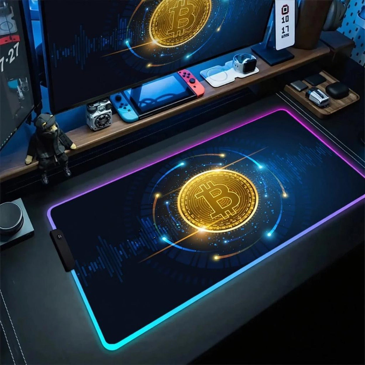 RGB XXL Bitcoin Mousepad
