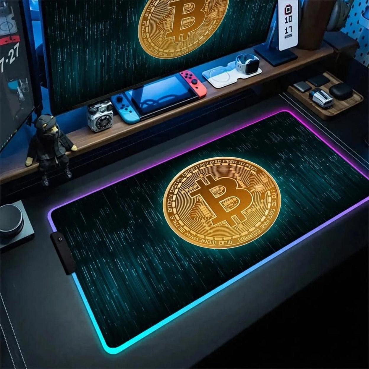 RGB XXL Bitcoin Mousepad