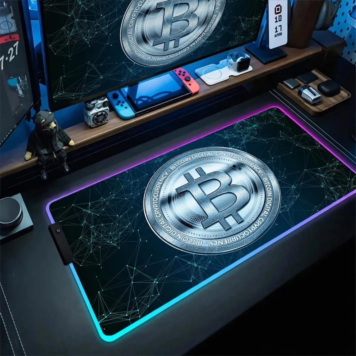 RGB XXL Bitcoin Mousepad