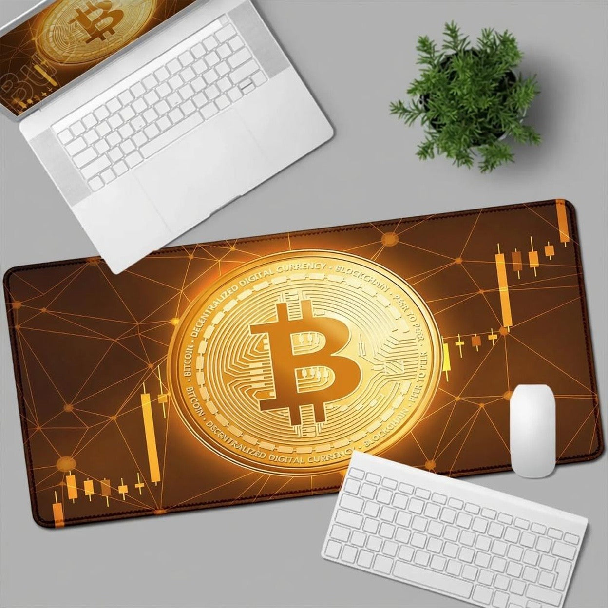 XXL Bitcoin Mousepad