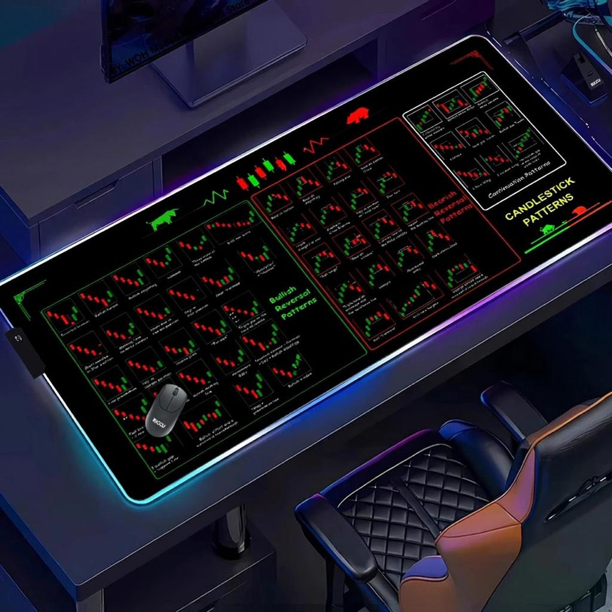 RGB XXL Mousepad für Trader