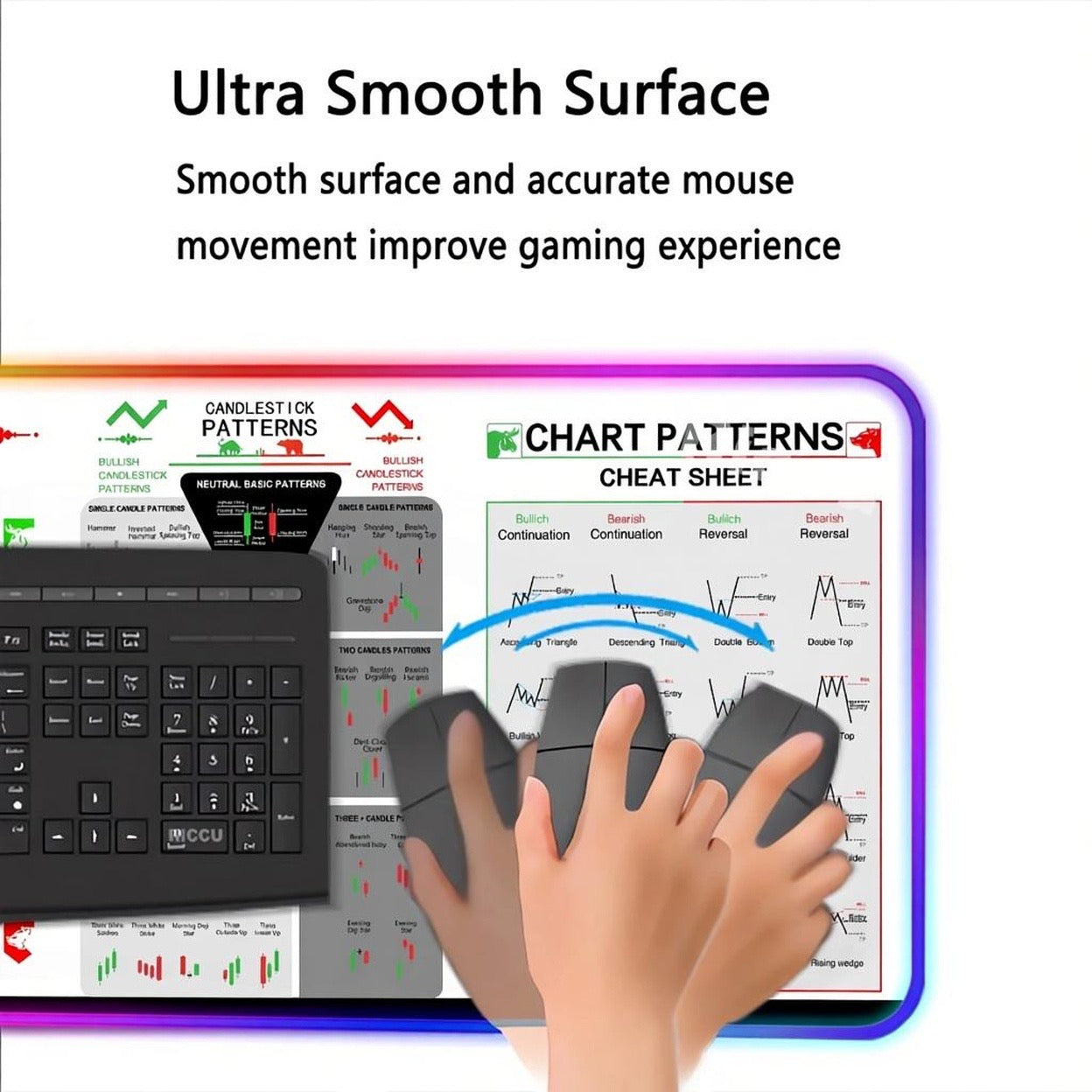 RGB XXL Mousepad für Trader