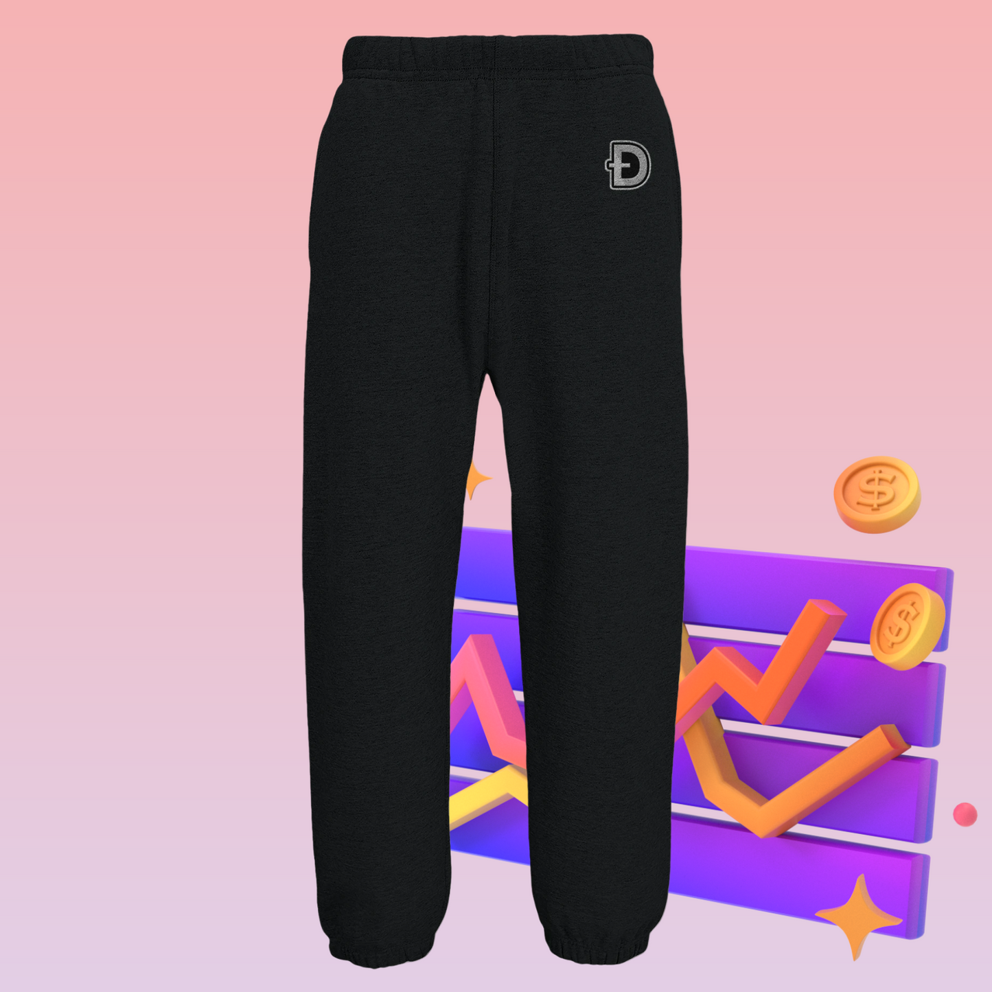 Jogging Pants "Doge Logo" - Meme Merch - MyMemeMerch