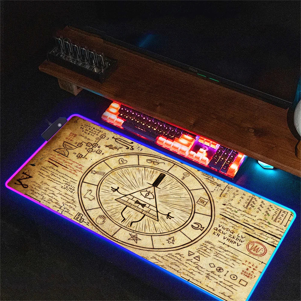 RGB XXL Mousepad für Schwurbler