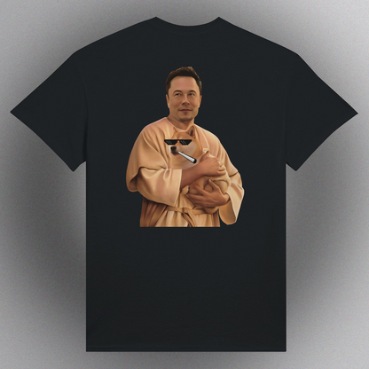 Unisex T-Shirt mit Doge Father Meme – "The Dogefather" Motiv als Front- oder Backprint
