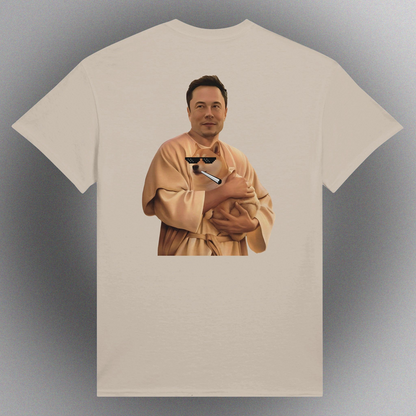 Unisex T-Shirt mit Doge Father Meme – "The Dogefather" Motiv als Front- oder Backprint
