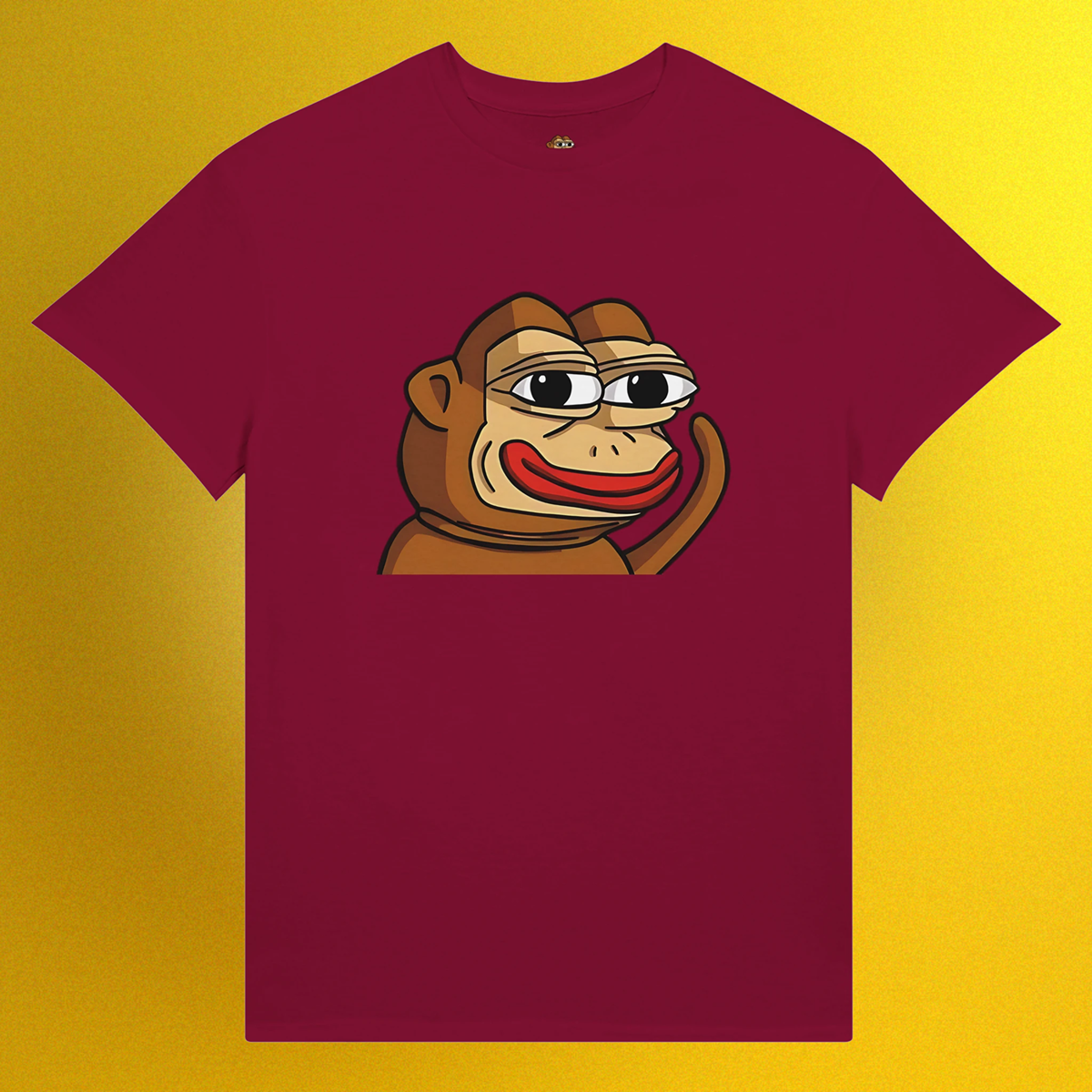 Unisex Meme T-Shirt mit Ponke Logo Print – schlichtes Design mit Front- oder Backprint von MyMemeMerch
