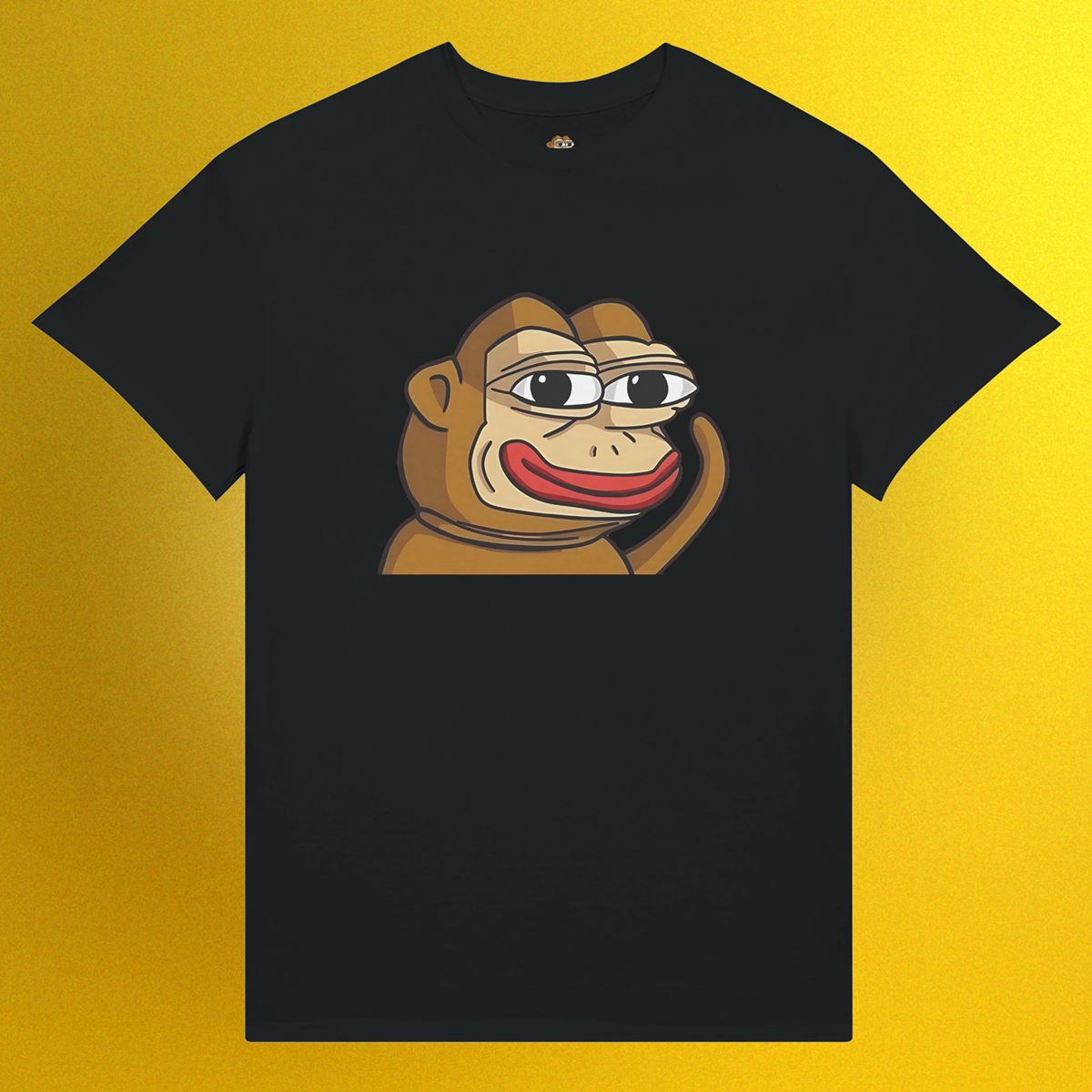 Unisex Meme T-Shirt mit Ponke Logo Print – schlichtes Design mit Front- oder Backprint von MyMemeMerch
