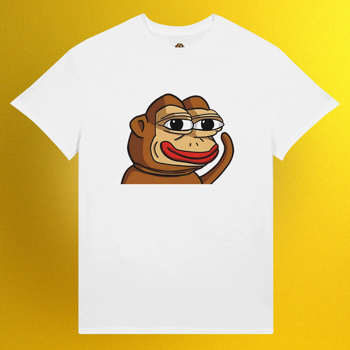Unisex Meme T-Shirt mit Ponke Logo Print – schlichtes Design mit Front- oder Backprint von MyMemeMerch
