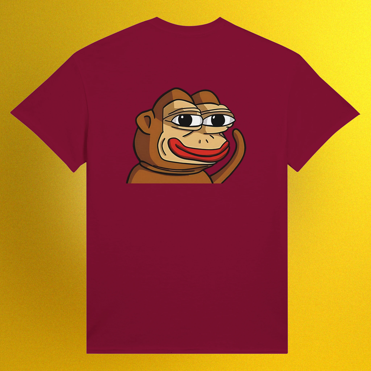 Unisex Meme T-Shirt mit Ponke Logo Print – schlichtes Design mit Front- oder Backprint von MyMemeMerch
