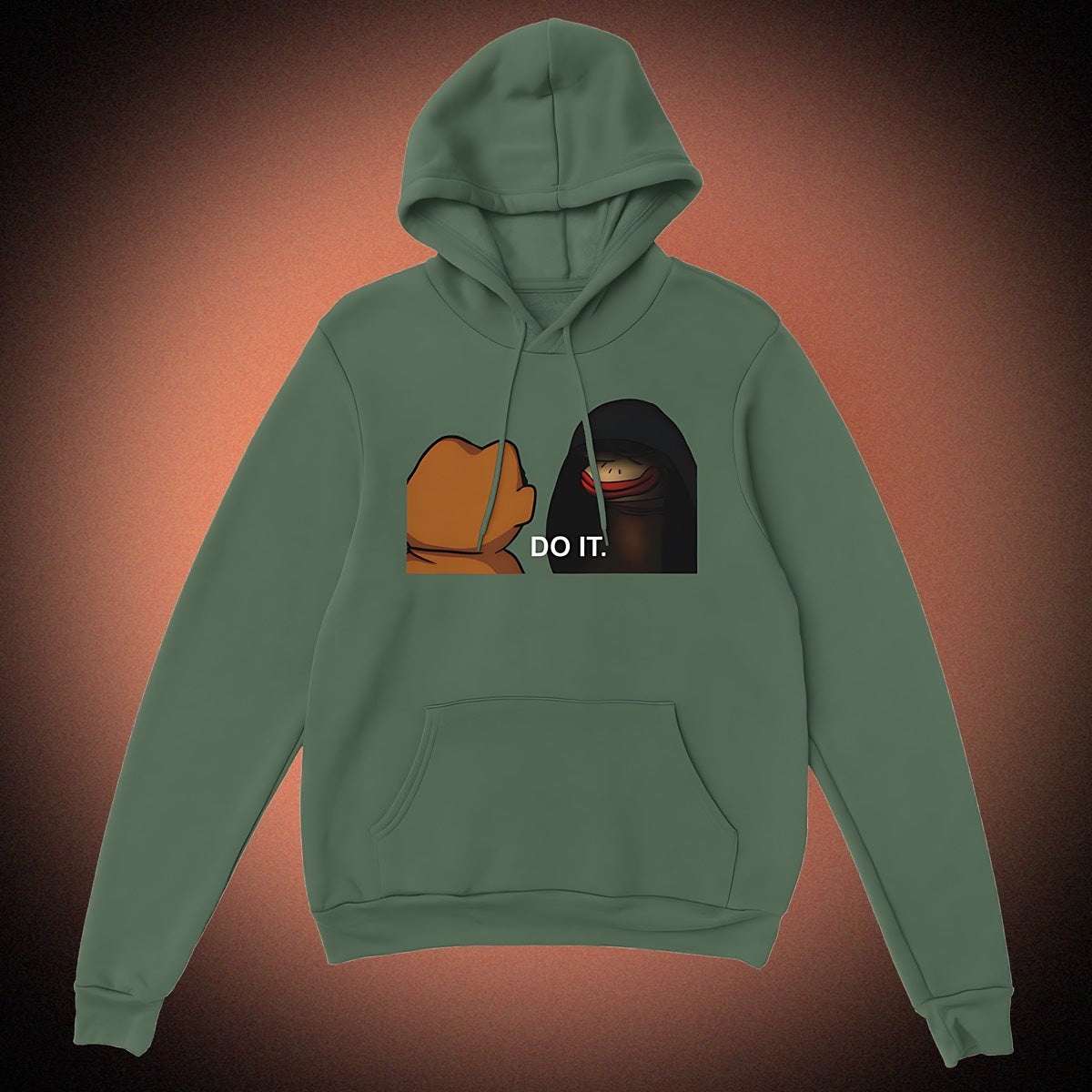 Unisex Hoodie mit Ponke DO IT Print – Meme Hoodie mit Front- oder Backprint von MyMemeMerch

