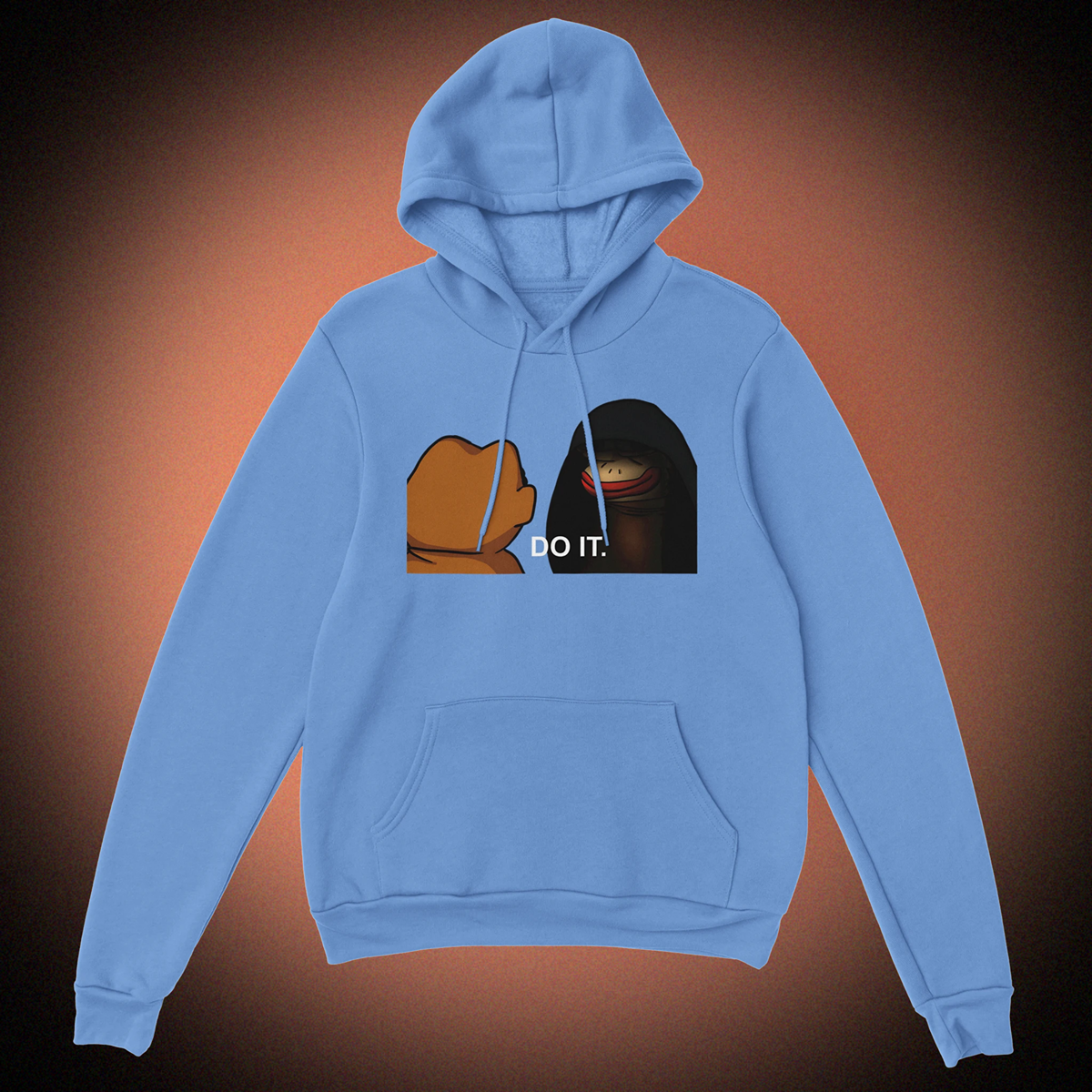 Unisex Hoodie mit Ponke DO IT Print – Meme Hoodie mit Front- oder Backprint von MyMemeMerch

