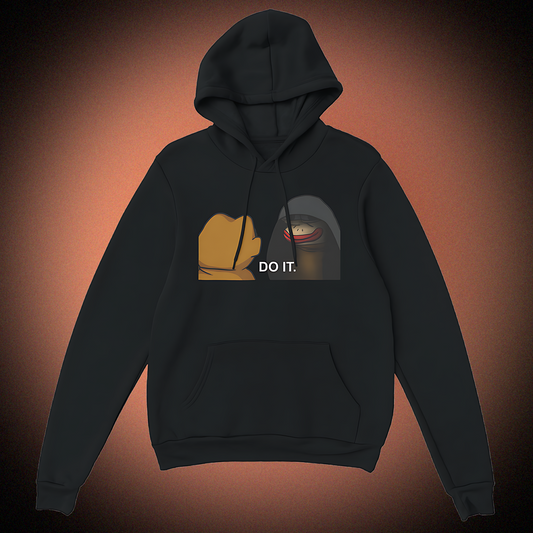 Unisex Hoodie mit Ponke DO IT Print – Meme Hoodie mit Front- oder Backprint von MyMemeMerch

