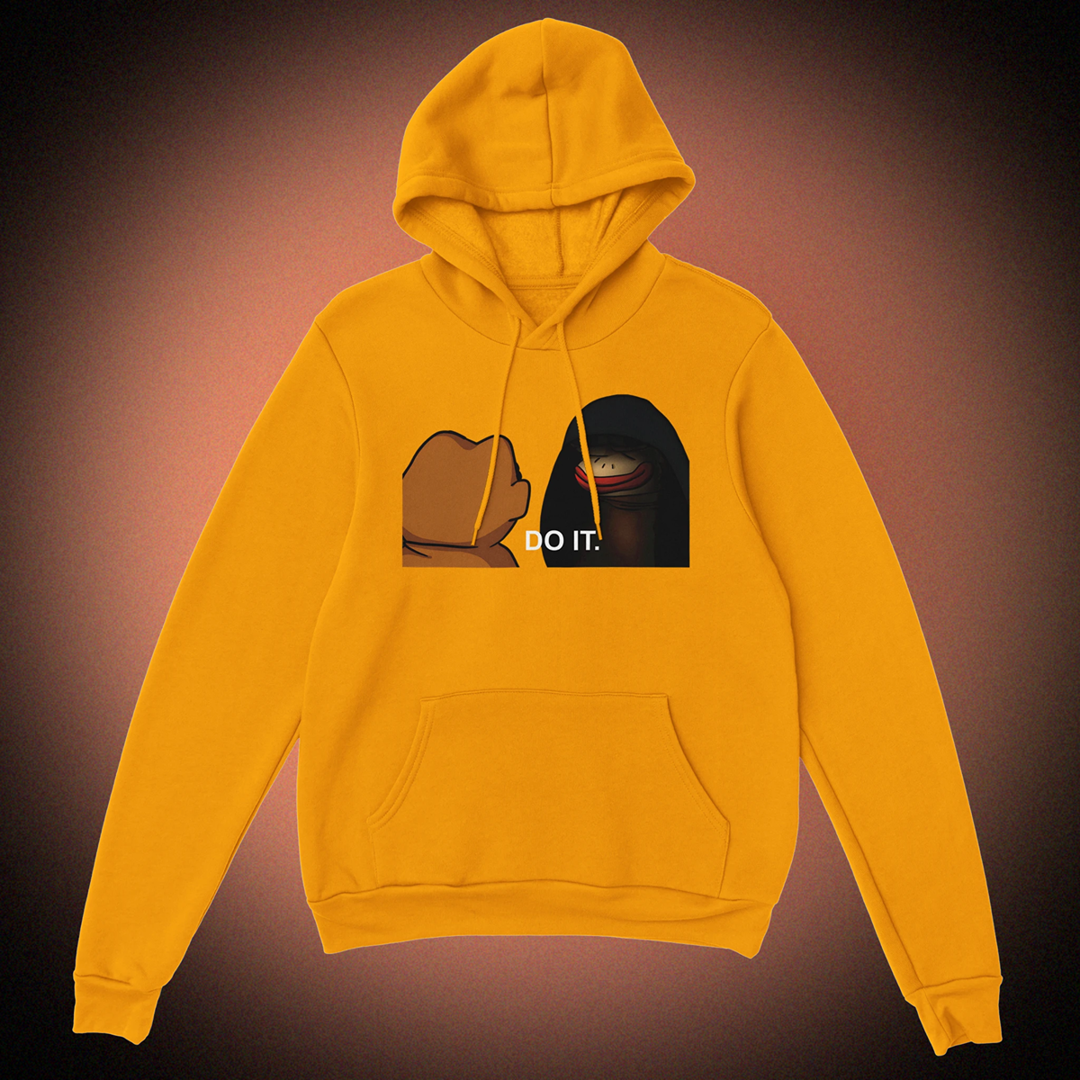 Unisex Hoodie mit Ponke DO IT Print – Meme Hoodie mit Front- oder Backprint von MyMemeMerch
