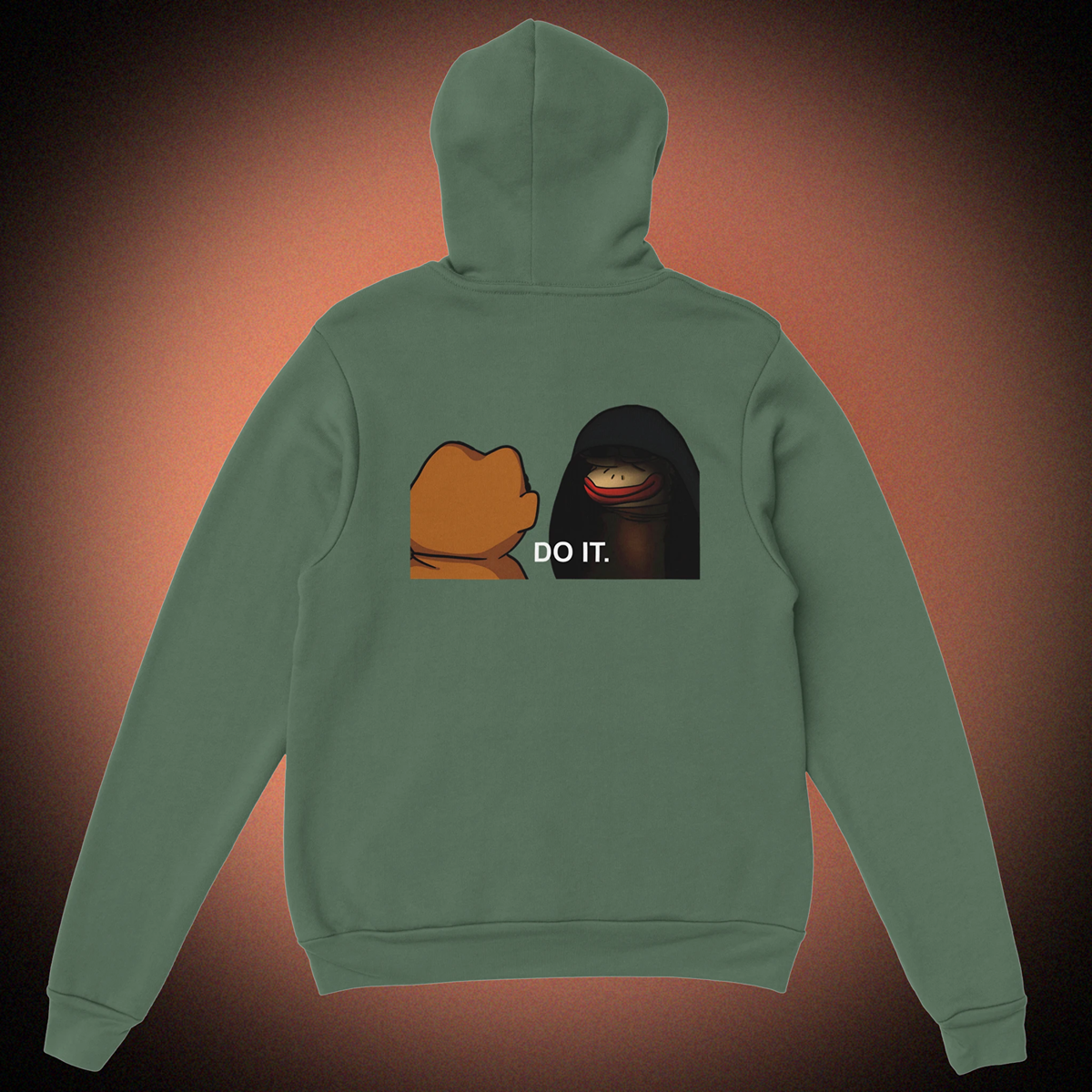 Unisex Hoodie mit Ponke DO IT Print – Meme Hoodie mit Front- oder Backprint von MyMemeMerch
