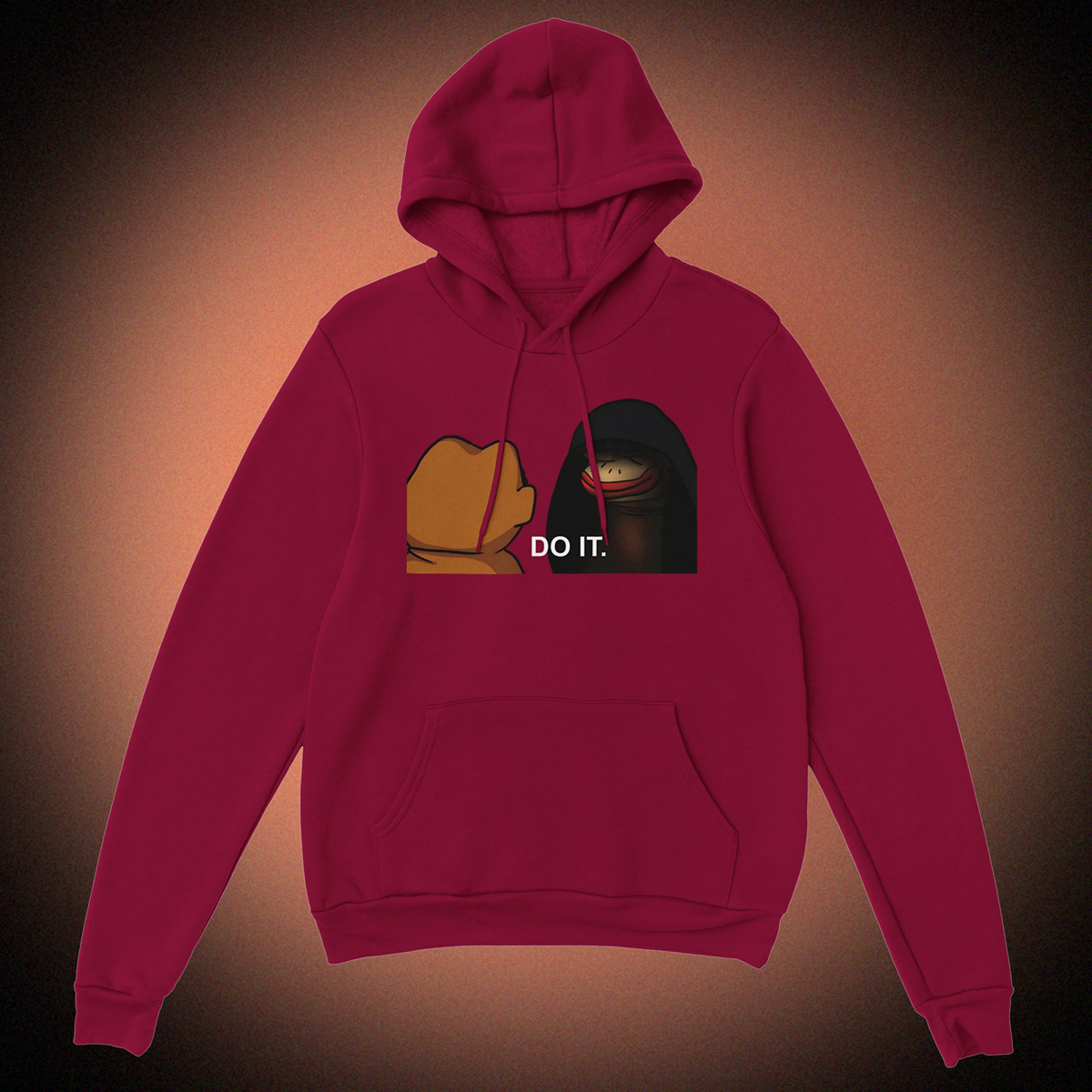 Unisex Hoodie mit Ponke DO IT Print – Meme Hoodie mit Front- oder Backprint von MyMemeMerch
