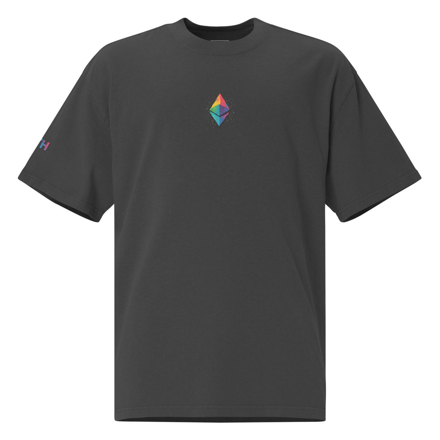 Oversized T-Shirt ETH "Ethereum Diamond Hands" Unisex – Crypto Streetwear | MyMemeMerch
