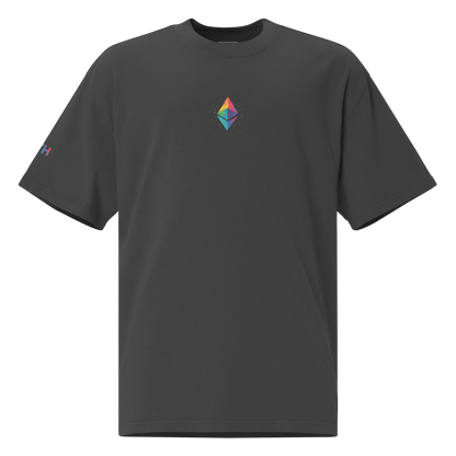 Oversized T-Shirt ETH "Ethereum Diamond Hands" Unisex – Crypto Streetwear | MyMemeMerch