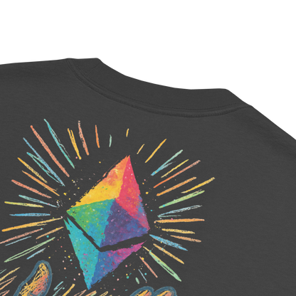 Oversized T-Shirt ETH "Ethereum Diamond Hands" Unisex – Crypto Streetwear | MyMemeMerch