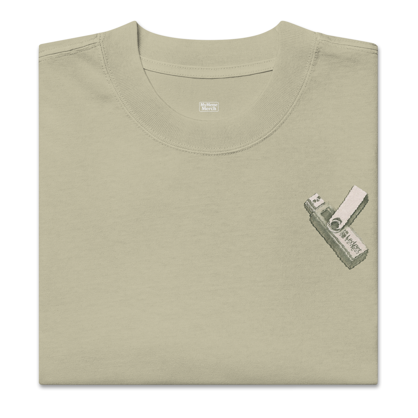 Oversized T-Shirt "Phantom Satoshi Nakamoto" Unisex – Verwaschener Krypto-Look | MyMemeMerch