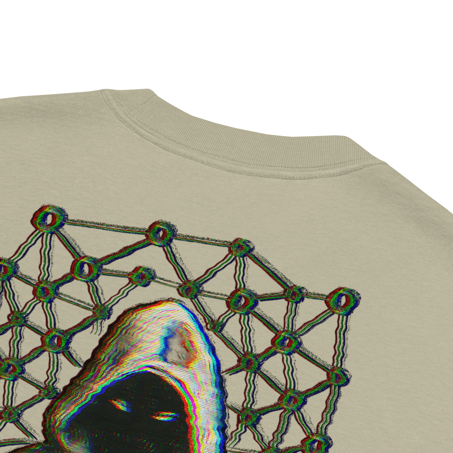 Oversized T-Shirt "Phantom Satoshi Nakamoto" Unisex – Verwaschener Krypto-Look | MyMemeMerch