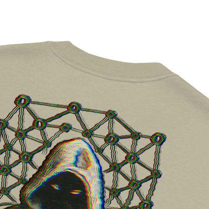Oversized T-Shirt "Phantom Satoshi Nakamoto" Unisex – Verwaschener Krypto-Look | MyMemeMerch